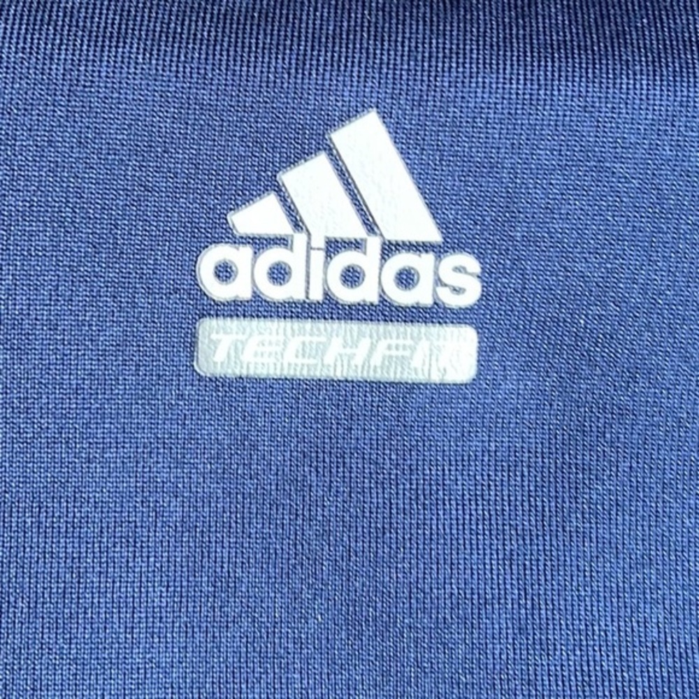 Adidas Techfit Men's Fleece LIned Compression Long Sleeve Training Shirt Large - Picture 9 of 10